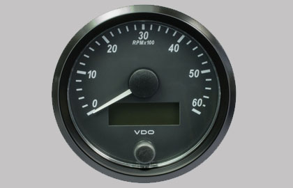 SingleViu Tachometer 6000 RPM